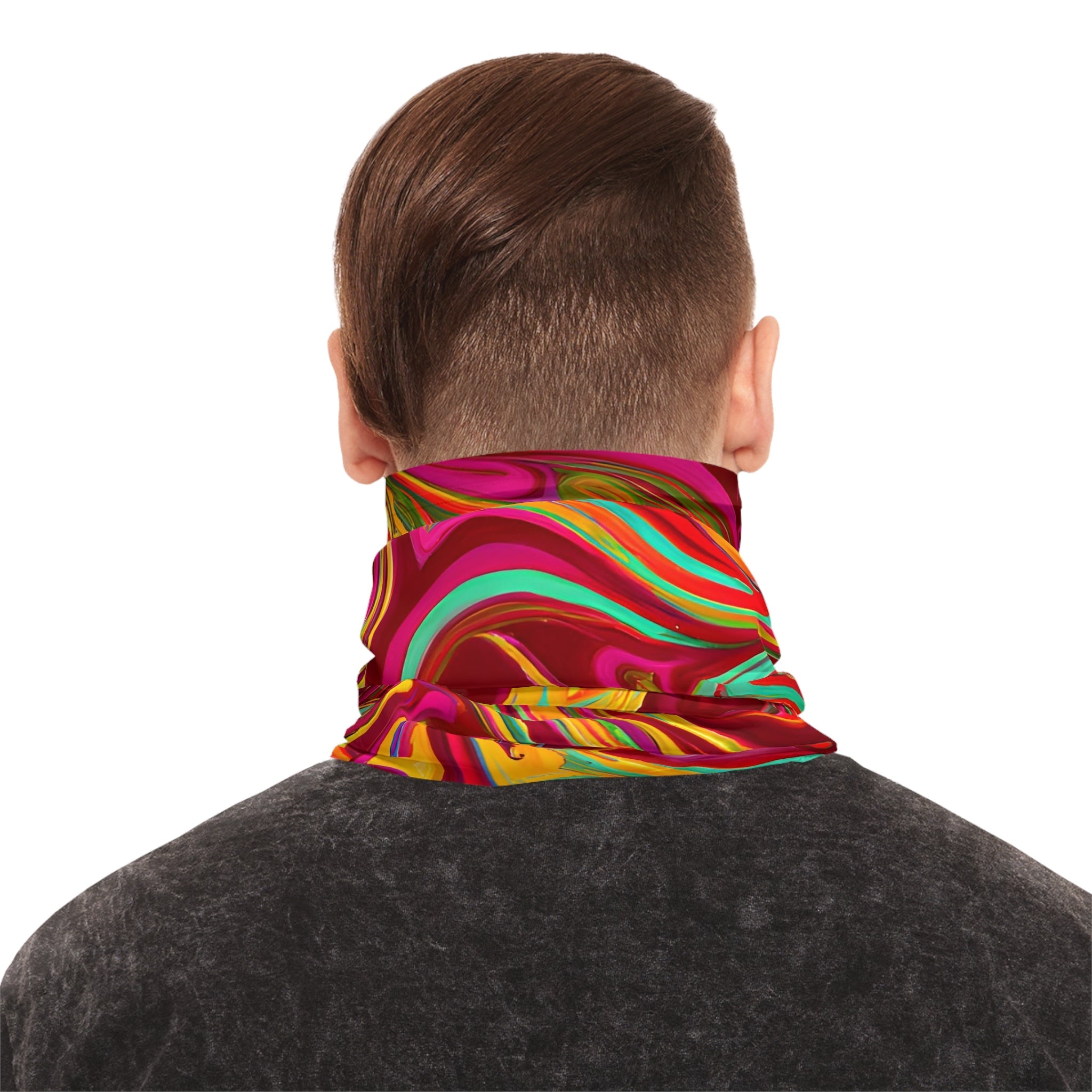 Gaiters - Vibrant Hawaiian Breeze Midweight Neck Gaiter - Acid Daddy