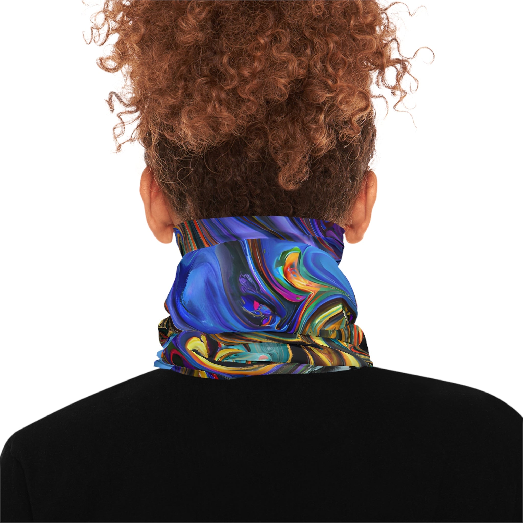 Gaiters - Vibrant Psychedelic Midweight Neck Gaiter - Acid Daddy