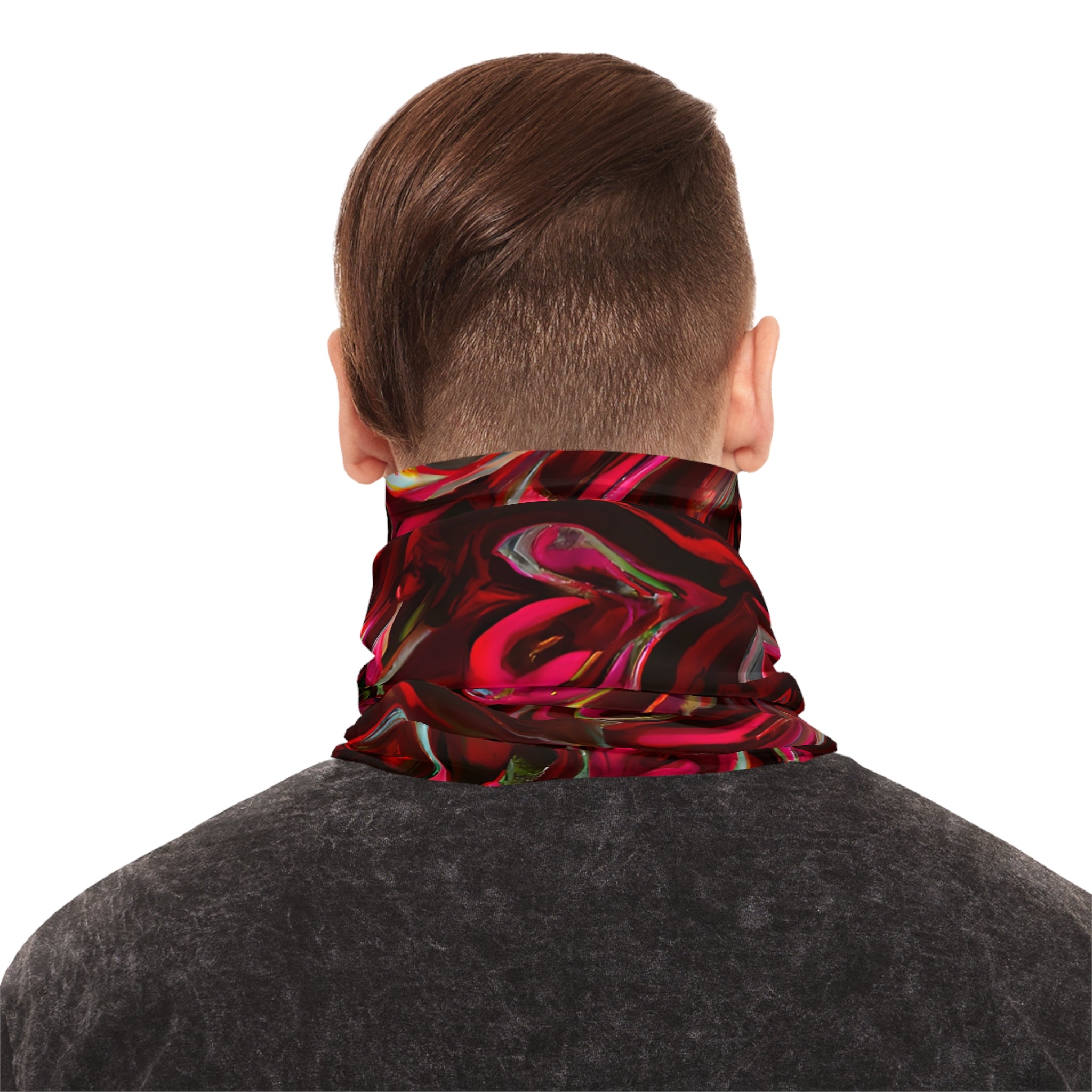 Gaiters - Vivid Roses Chic Lightweight Neck Gaiter - Acid Daddy
