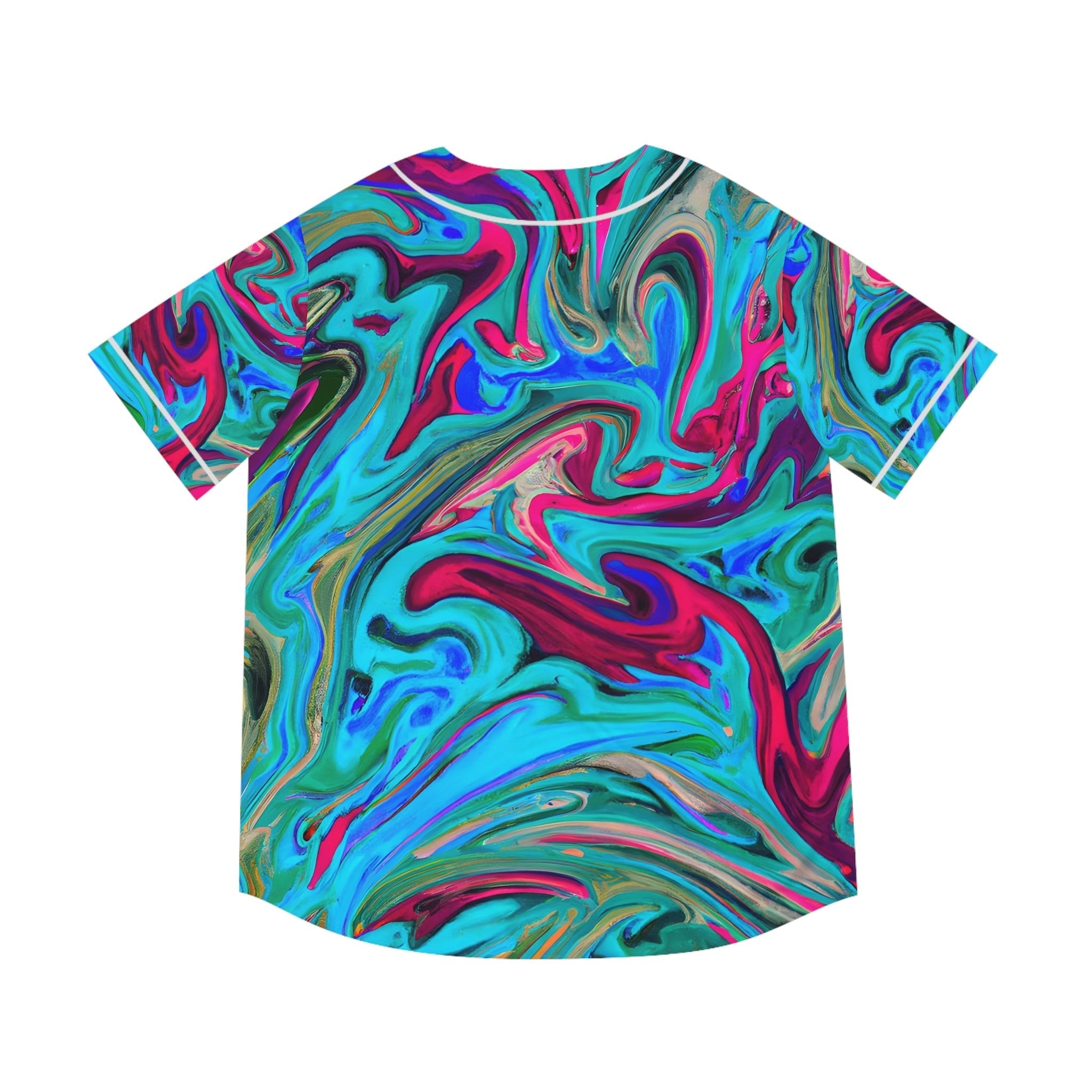 All Over Prints - Men's Polychromatic Baseball Jersey - Acid Daddy