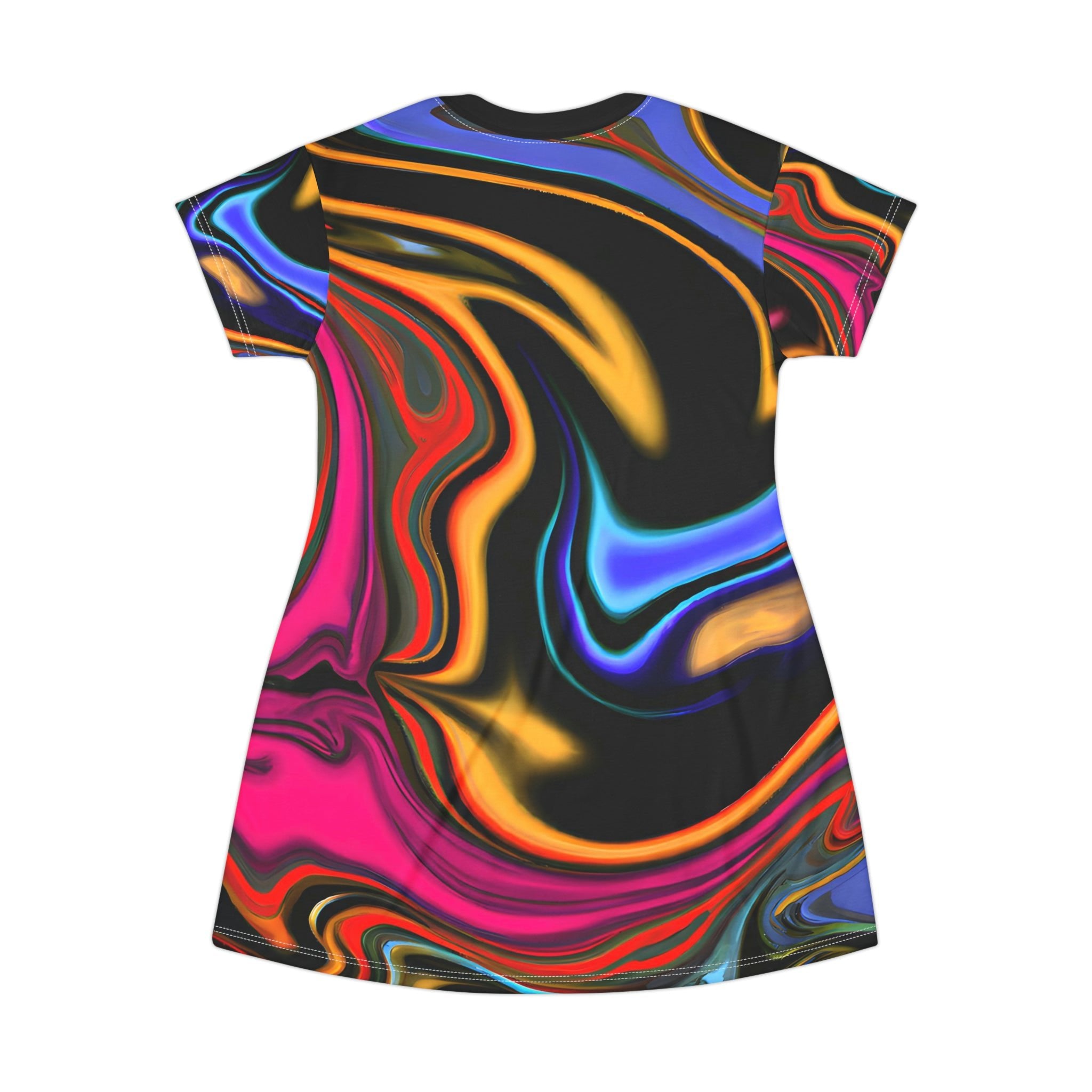 Festival Dresses - Infinity Bliss T - Shirt Dress - Acid Daddy