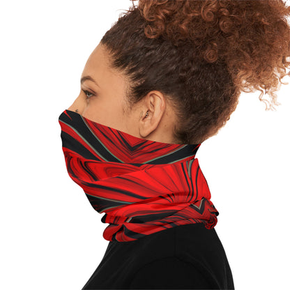Raging Red Heart Lightweight Neck Gaiter