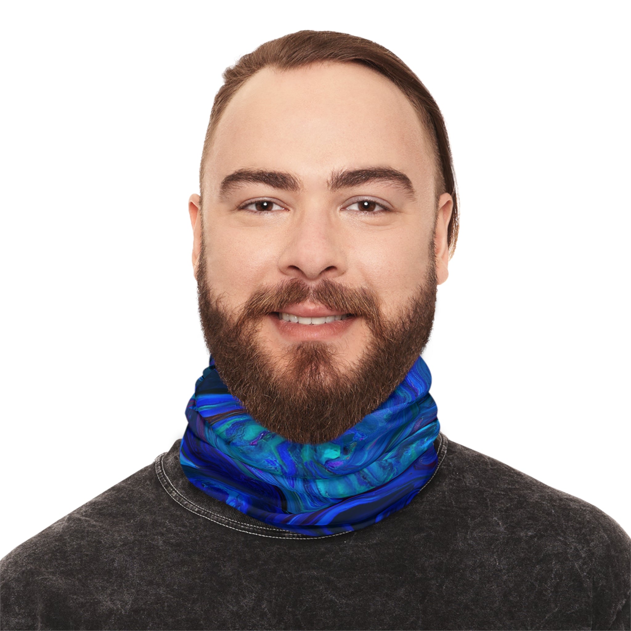 Visceral Blue Lightweight Neck Gaiter
