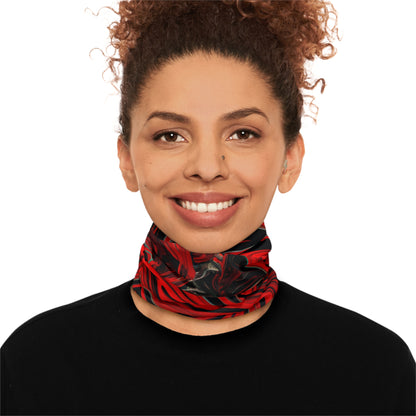 Raging Red Heart Lightweight Neck Gaiter
