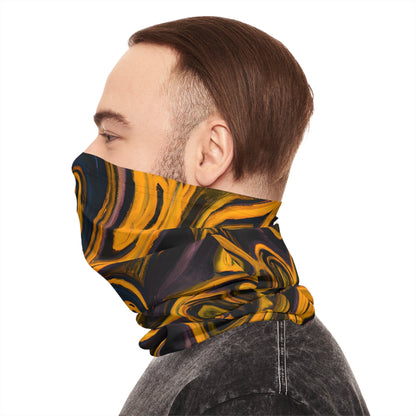 Gaiters - Kinetic Black Elegance Lightweight Neck Gaiter - Acid Daddy