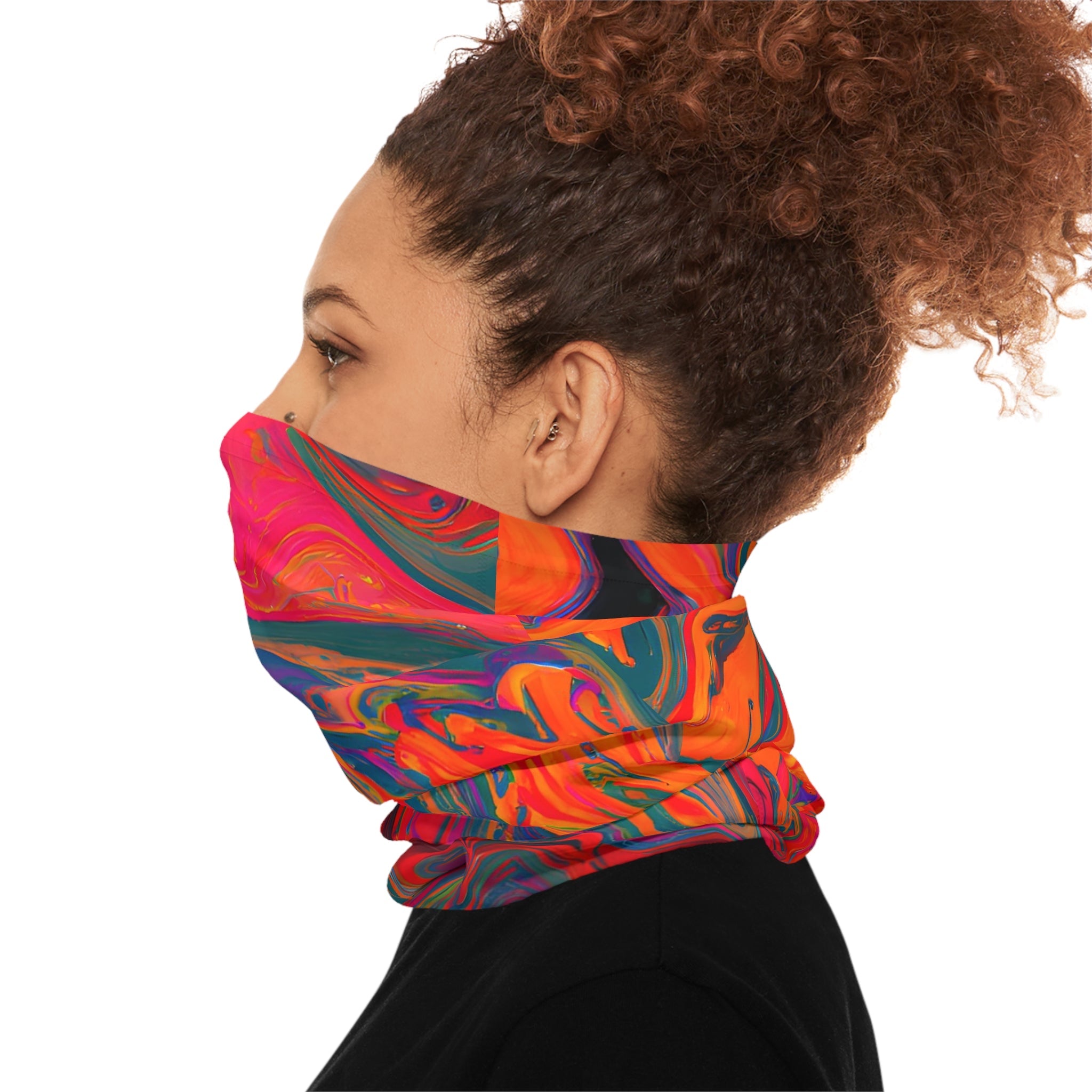 Gaiters - Mushroom Depths Lightweight Neck Gaiter - Acid Daddy