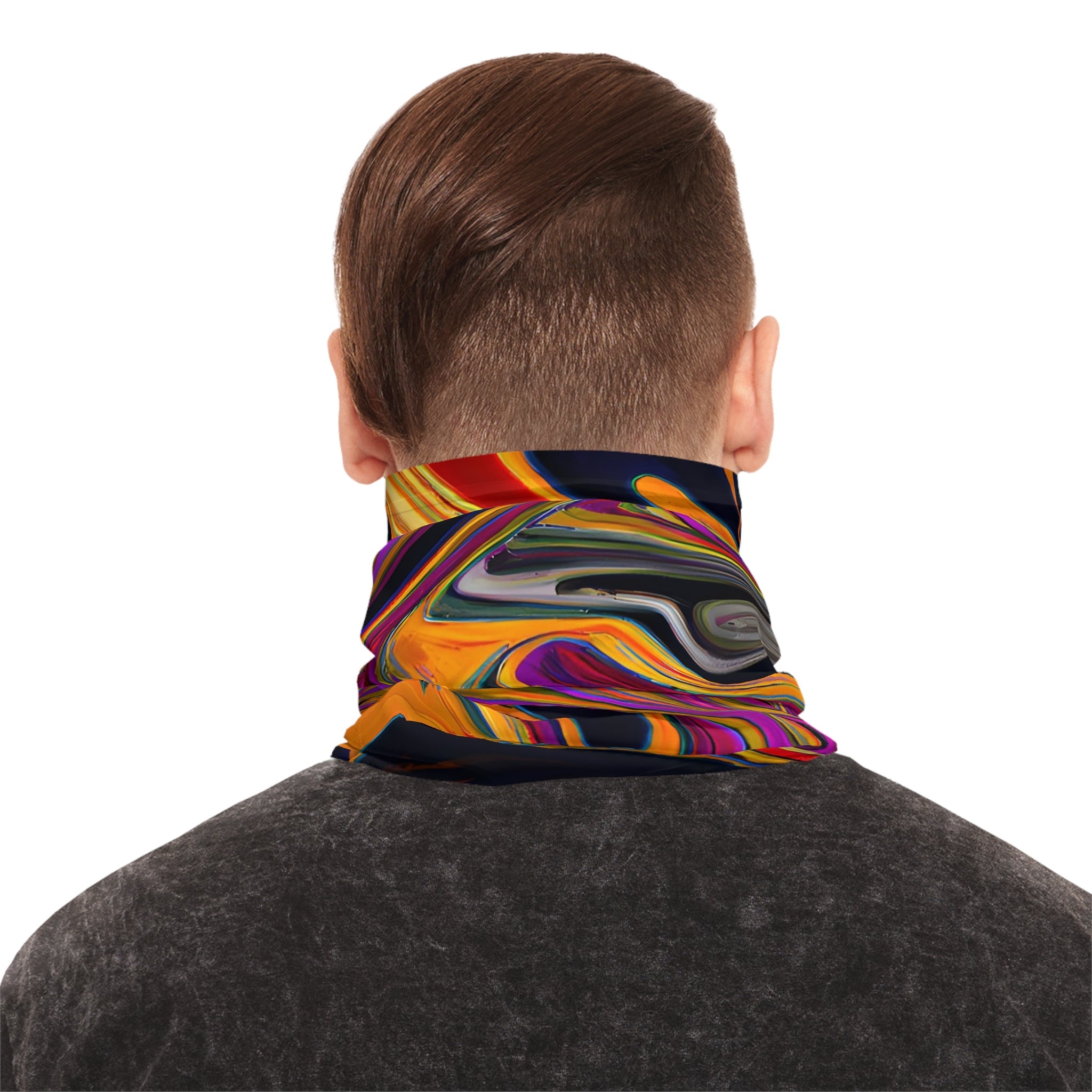 Gaiters - Nebulous Violet Starlight Lightweight Neck Gaiter - Acid Daddy