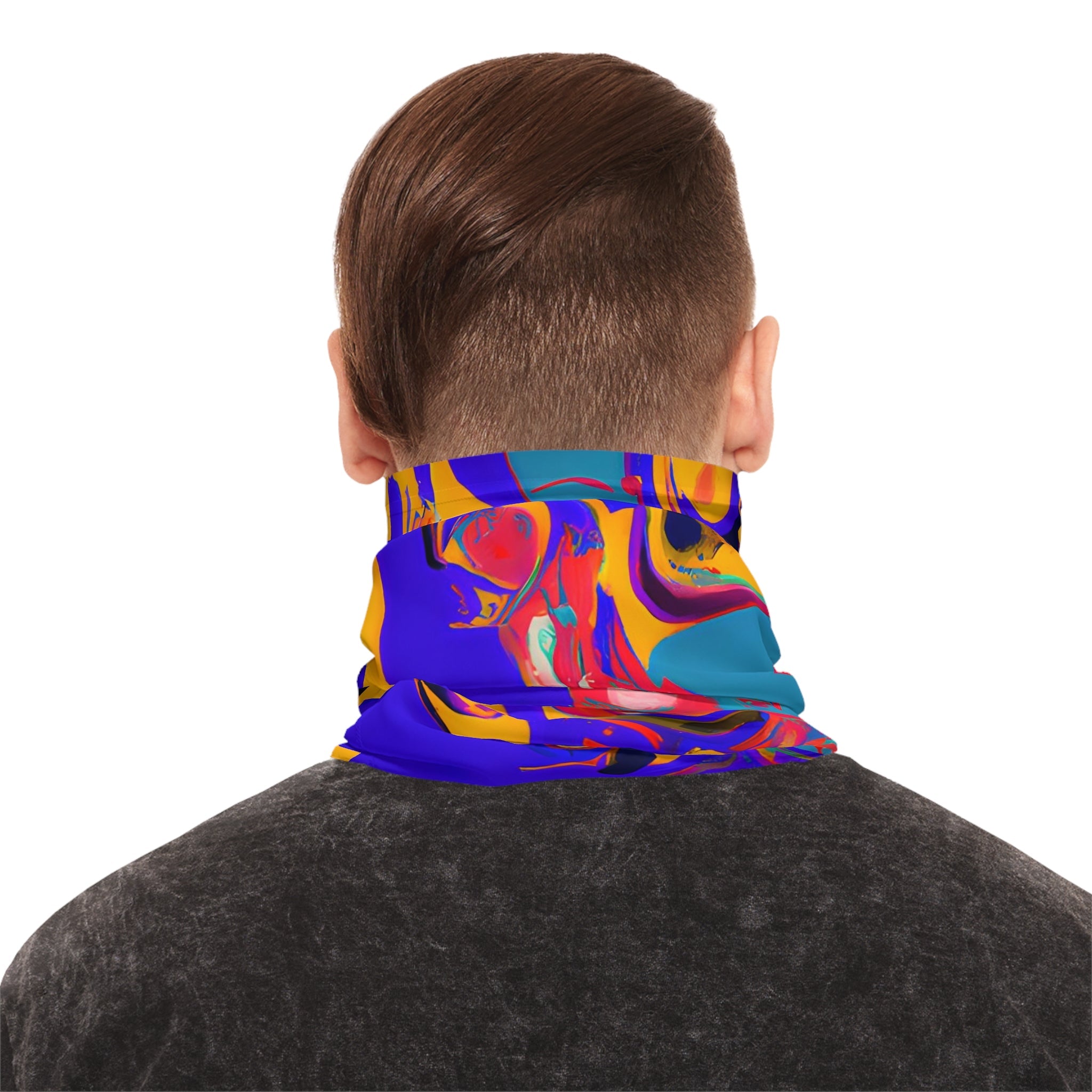 Gaiters - Painted Blues Breathable Lightweight Neck Gaiter - Acid Daddy