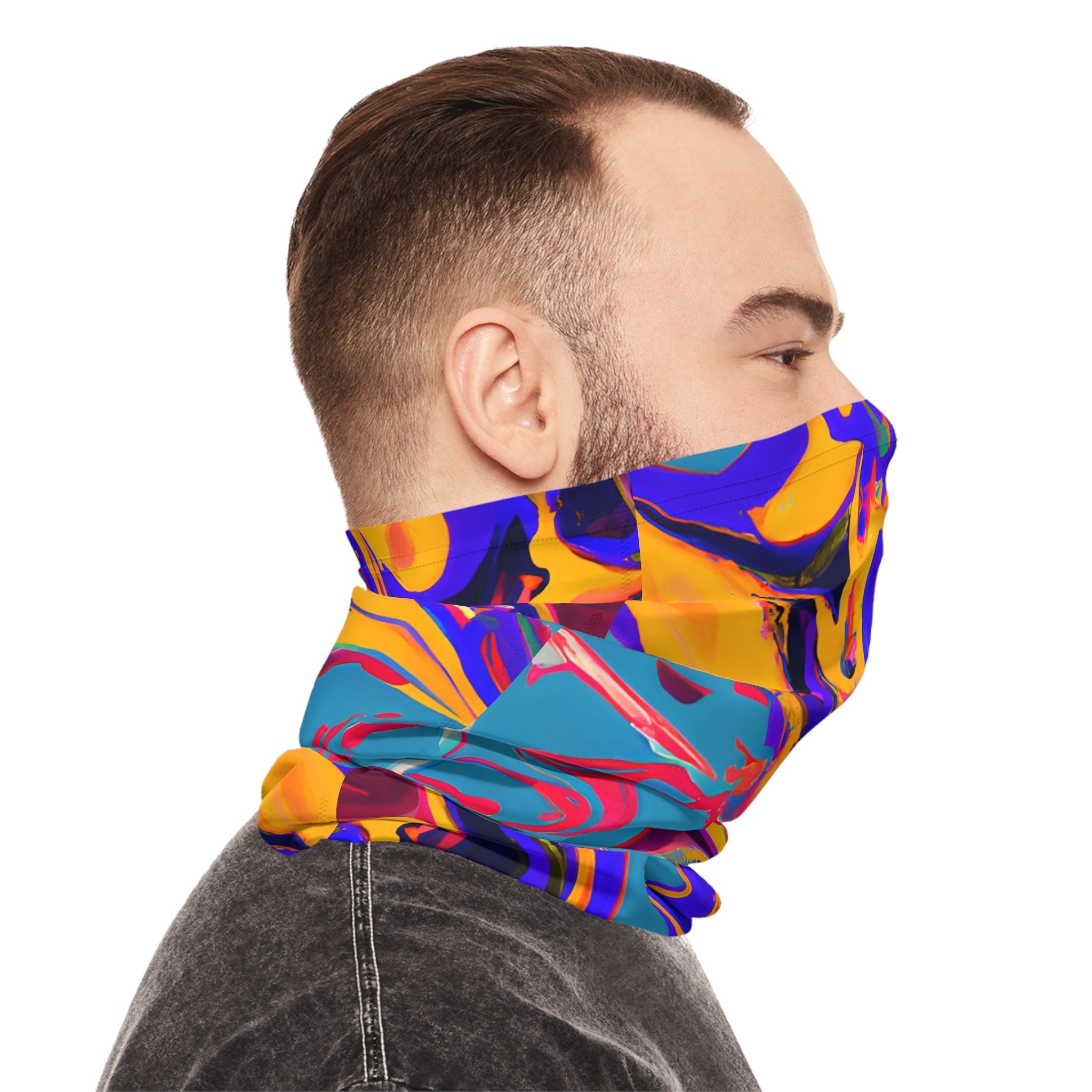 Gaiters - Painted Blues Breathable Lightweight Neck Gaiter - Acid Daddy