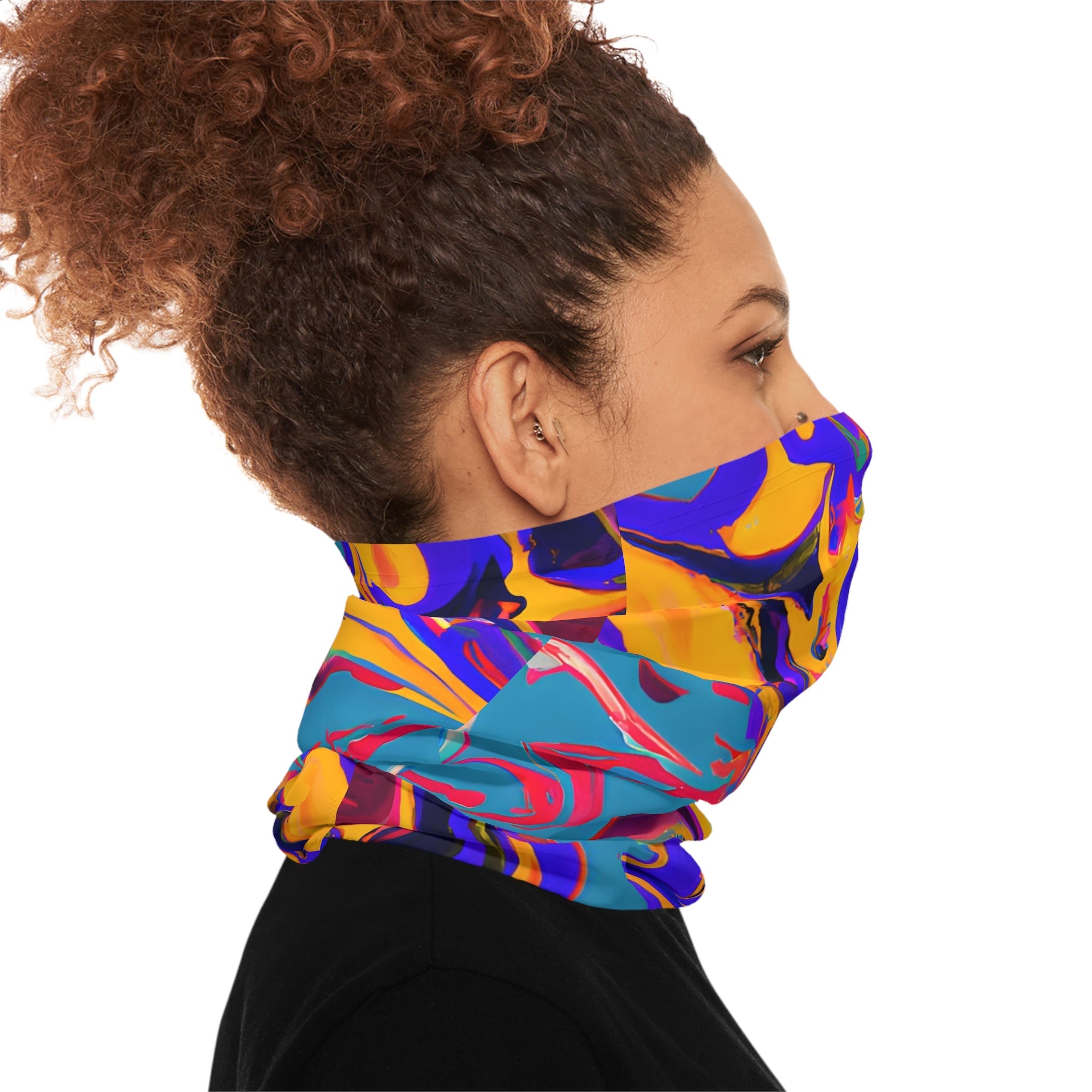 Gaiters - Painted Blues Breathable Lightweight Neck Gaiter - Acid Daddy