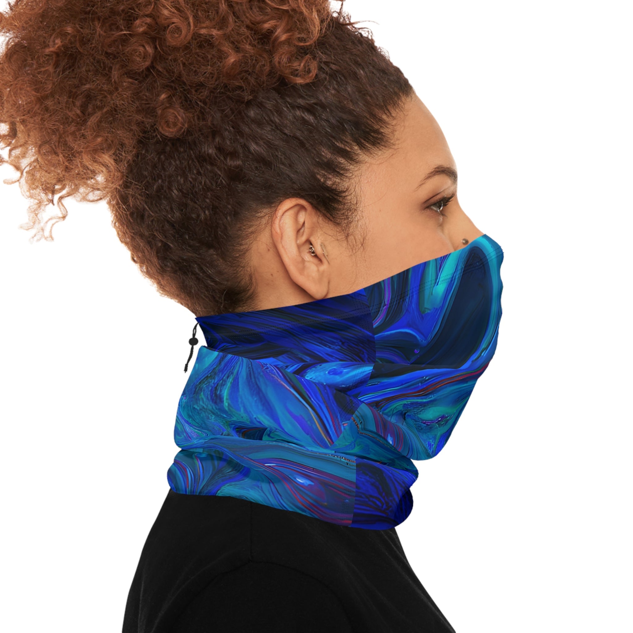 Gaiters - Visceral Blue Chill - Repel Winter Neck Gaiter - Acid Daddy