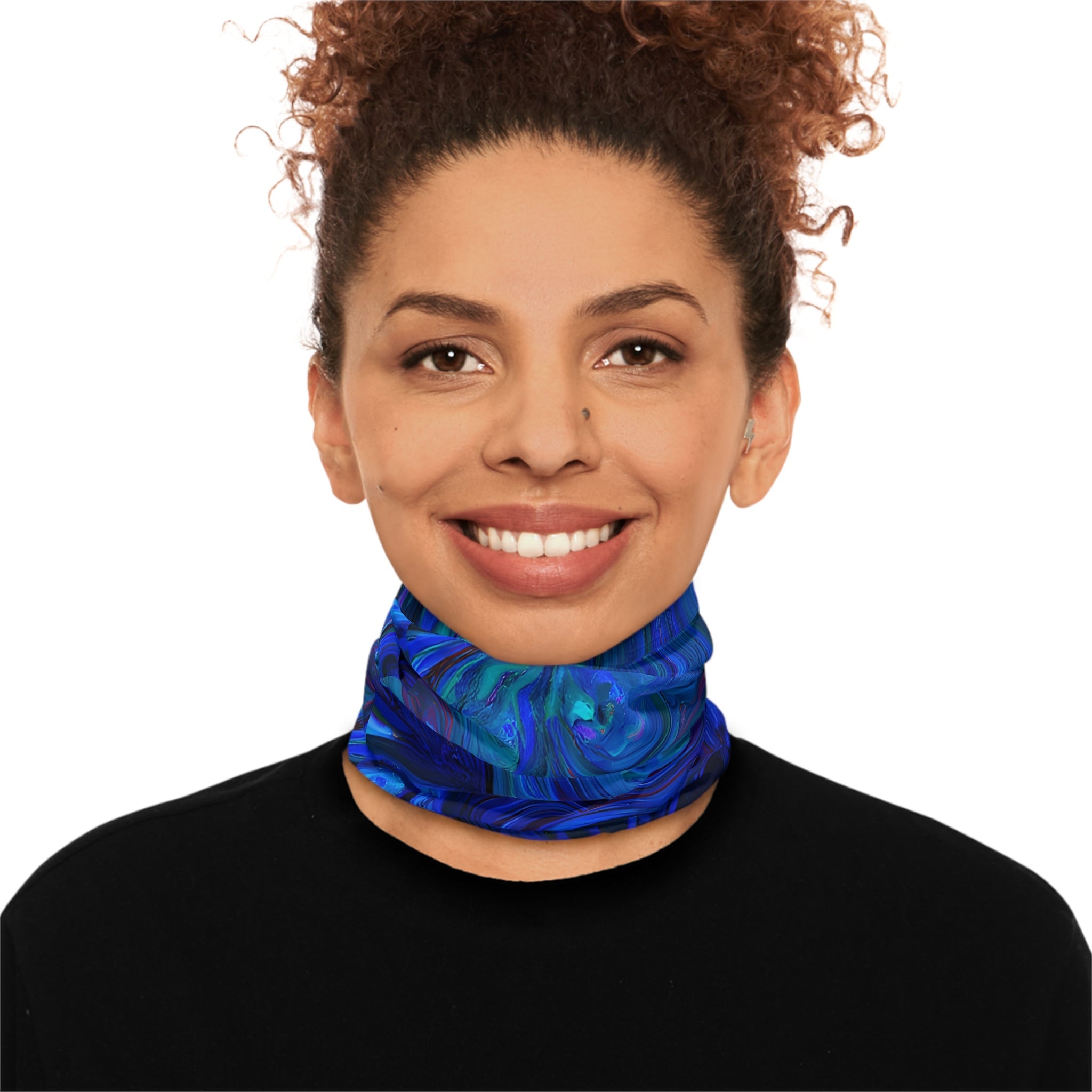Gaiters - Visceral Blue Chill - Repel Winter Neck Gaiter - Acid Daddy